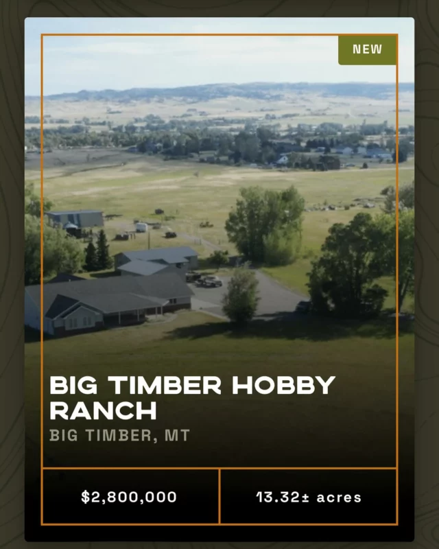 NEW LISTING in Big Timber, MTDiscover the allure of Montana living with this remarkable property in Big Timber. Spanning 13 acres, this expansive 3,464-square-foot home features 3 bedrooms and 2.5 baths, offering ample space and comfort. The property includes approximately 10 acres of irrigated land with water shares from the Pioneer ditch, complemented by a 4.5-acre center pivot that produces a lush stand of hay. Enjoy sweeping views of the majestic Crazy Mountains and the convenience of fishing on the Boulder River just a quarter mile away. An additional mobile home with a detached garage provides flexible accommodation options, whether for guests or rental income. The property is well-equipped with an insulated shop, concrete floor, tack shed, corral, and lean-to shelter for livestock, supported by three wells. With no restrictions, this unique estate combines the tranquility of country life with the advantages of main road frontage, strategically located between Bozeman and Billings. Its prime location also offers easy access to Montana’s premier recreational activities, including hunting, fishing, camping, and a scenic hour-and-twenty-minute drive to Yellowstone National Park.Taxes are approximately $4,600/yearCall Tyler Mullaney to schedule your viewing 406-491-3756https://trophyranches.com/property/big-timber-hobby-ranch/
